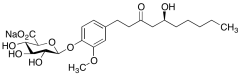 (S)-6-Gingerol-4'-O-&beta;-glucuronide Sodium Salt