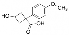 3-hydroxy-1-(4-methoxyphenyl)cyclobutane-1-carboxylic acid
