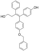(E)-&gamma;-[(4-Hydroxyphenyl)[4-(phenylmethoxy)phenyl]methylene]benzenepropanol