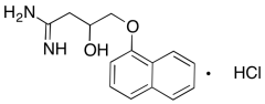 3-Hydroxy-4-(1-naphthalenyloxy)-butanimidamide Hydrochloride