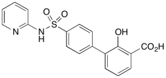 2-Hydroxy-4'-(N-(pyridin-2-yl)sulfamoyl)-[1,1'-biphenyl]-3-carboxylic Acid