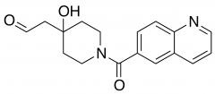 4-Hydroxy-1-(6-quinolinylcarbonyl)-4-piperidineacetaldehyde