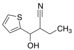 2-[hydroxy(thiophen-2-yl)methyl]butanenitrile