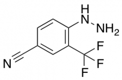 4-hydrazinyl-3-(trifluoromethyl)benzonitrile