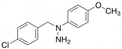 1-[(4-Chlorophenyl)methyl]-1-(4-methoxyphenyl)-hydrazine