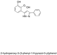 2-Hydroperoxy-3-(3-phenyl-1H-pyrazol-5-yl)phenol