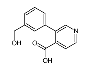 3-(3-Hydroxymethylphenyl)isonicotinic acid