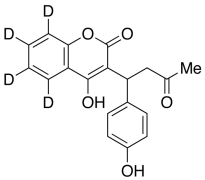 4&rsquo;-Hydroxy Warfarin-d4