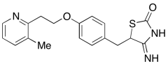 4-Imino-5-(4-(2-(3-methylpyridin-2-yl)ethoxy)benzyl)thiazolidin-2-one