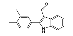 1H-Indole-3-carboxaldehyde, 2-(3,4-dimethylphenyl)-