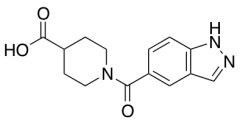 1-(1H-Indazole-5-carbonyl)piperidine-4-carboxylic Acid