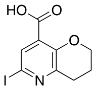 6-Iodo-3,4-dihydro-2H-pyrano[3,2-b]pyridine-8-carboxylic acid