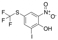 2-Iodo-6-nitro-4-[(trifluoromethyl)thio]phenol