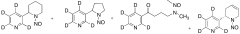 Mixture of &nbsp;(R,S)-N-Nitroso Anabasine-d4, rac N&rsquo;-Nitrosonornicotine-d4,