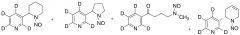 Mixture of &nbsp;(R,S)-N-Nitroso Anabasine-d4, rac N&rsquo;-Nitrosonornicotine-d4,
