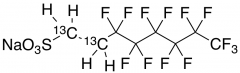2-(Perfluorohexyl)ethane-1-sulfonic Acid Sodium Salt -13C2 (50&mu;g/mL in Methanol)