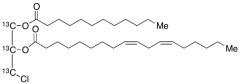 rac 1-Lauroyl-2-linoleoyl-3-chloropropanediol-13C3