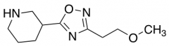3-[3-(2-methoxyethyl)-1,2,4-oxadiazol-5-yl]piperidine