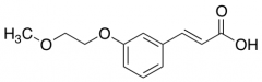 3-[3-(2-methoxyethoxy)phenyl]prop-2-enoic Acid
