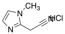 2-(1-methyl-1H-imidazol-2-yl)acetonitrile hydrochloride