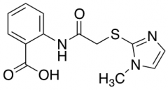 2-{2-[(1-Methyl-1H-imidazol-2-yl)sulfanyl]acetamido}benzoic Acid