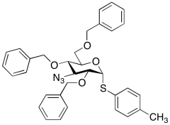 4-Methylphenyl 3-Azido-3-deoxy-2,4,6-tris-O-(phenylmethyl)-1-thio-&alpha;-D-glucopyran