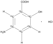 5-Aminosalicylic Acid-13C6 Hydrochloride(Mesalazine-13C6 Hydrochloride)