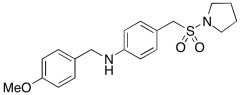 N-(4-Methoxybenzyl)-4-((pyrrolidin-1-ylsulfonyl)methyl)aniline