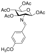 2-(4-Methoxybenzylidene)imino-2-deoxy-1,3,4,6-Tetra-O-acetyl-&beta;-D-glucopyranose