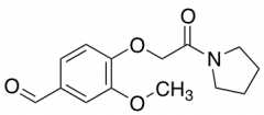 3-Methoxy-4-[2-oxo-2-(pyrrolidin-1-yl)ethoxy]benzaldehyde