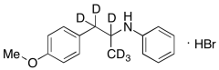 N-(1-(4-Methoxyphenyl)propan-2-yl-d6)aniline Hydrobromide