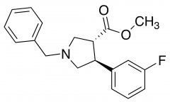 Methyl trans-1-benzyl-4-(3-fluorophenyl)pyrrolidine-3-carboxylate;
