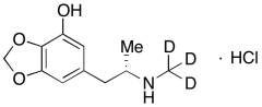 (S)-6-[2-(Methylamino)propyl]-1,3-benzodioxol-4-ol-d3 Hydrochloride