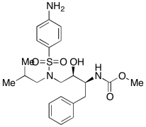 Methyl N-[(1S,2R)-3-[[(4-Aminophenyl)sulfonyl](2-methylpropyl)amino]-2-hydroxy-1-(phenylme