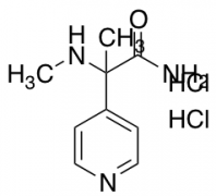 2-(methylamino)-2-(pyridin-4-yl)propanamide dihydrochloride