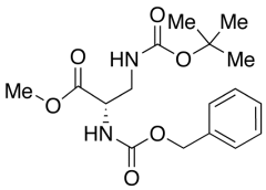 Methyl 2-(S)-[N-[(Benzyloxy)carbonyl]amino-3-[N-[t-butyloxycarbonyl)amino]-propionate