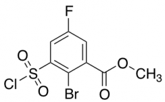 Methyl 2-Bromo-3-(chlorosulfonyl)-5-fluorobenzoate