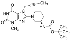 3-Methyl-7-(2-butyn-1-yl)-8-[(R)-3-(tertbutyloxycarbonylamino)piperidin-1-yl]-xanthine