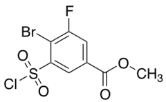 methyl 4-bromo-3-(chlorosulfonyl)-5-fluorobenzoate