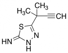 5-(2-methylbut-3-yn-2-yl)-1,3,4-thiadiazol-2-amine