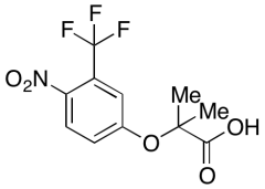 2-Methyl-2-(4-nitro-3-(trifluoromethyl)phenoxy)propanoic Acid