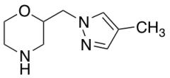 2-[(4-methyl-1H-pyrazol-1-yl)methyl]morpholine