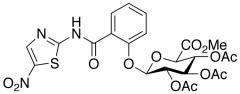 Methyl 1-[[2-N-(5-Nitrothiazolyl)carboxamido]phenyl]-2,3,4- tri-O-acetyl-&beta;-D-gluc