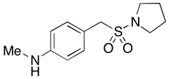 N-Methyl-4-((pyrrolidin-1-ylsulfonyl)methyl)aniline