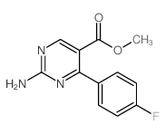 Methyl 2-amino-4-(4-fluorophenyl)pyrimidine-5-carboxylate