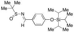 2-Methyl-N-(4-((triisopropylsilyl)oxy)benzylidene)propane-2-sulfinamide