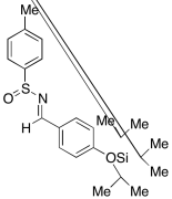 [S(S)]-4-Methyl-N-[[4-[[tris(1-methylethyl)silyl]oxy]phenyl]methylene]bezenesulfinamide