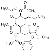 Methyl 5-Acetamido-4,7,8,9-tetra-O-acetyl-3,5-dideoxy-2-S-phenyl-2-thio-D-glycero-D-galact