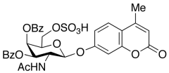 4-Methylumbelliferyl 2-Acetamido-2-deoxy-3,4-di-O-benzoyl-&beta;-D-Galactopyranoside 6