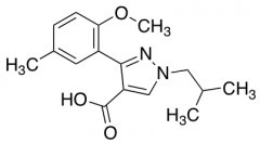 3-(2-Methoxy-5-methylphenyl)-1-(2-methylpropyl)-1H-pyrazole-4-carboxylic Acid